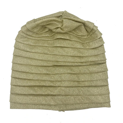Turban Plissé à Paillettes