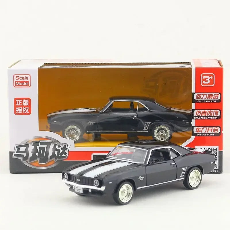 Modèle de Voiture Chevrolet Camaro 1969 - Légende Réincarnée à l'Échelle 1:36
