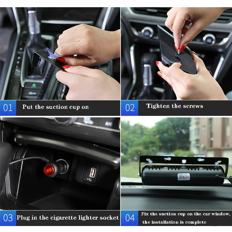 Lumière stroboscopique LED pour éclairage de secours de voiture pour voitures