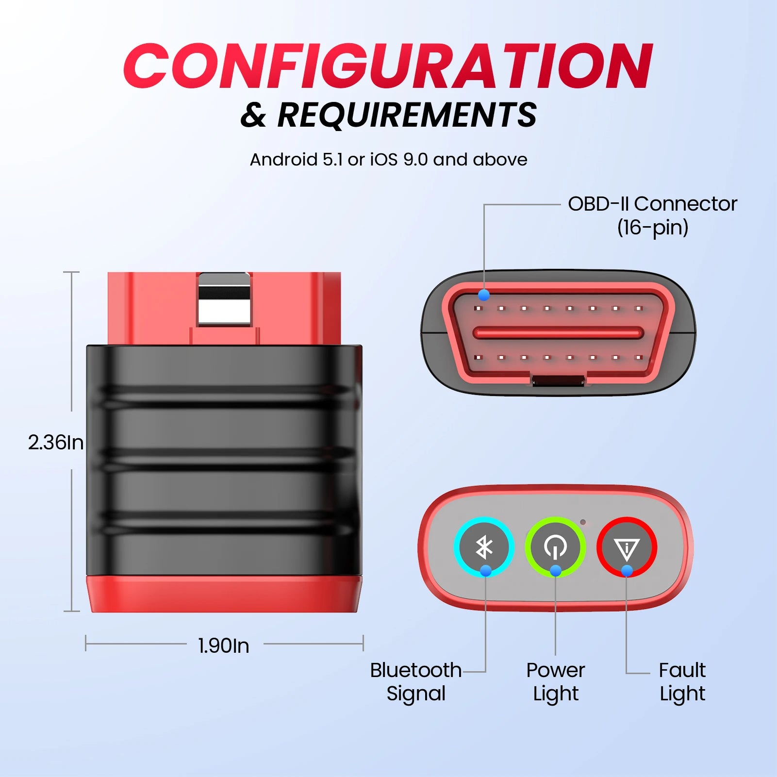 Mini Scanner de Voiture Thinkdiag OBD2 - Outil de Diagnostic Complet pour iOS et Android