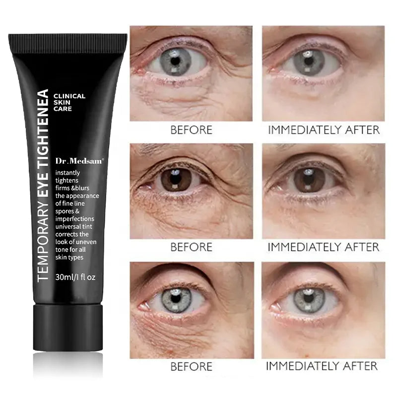 Crème contour des yeux anti-cernes, raffermissante instantanée, anti-rides