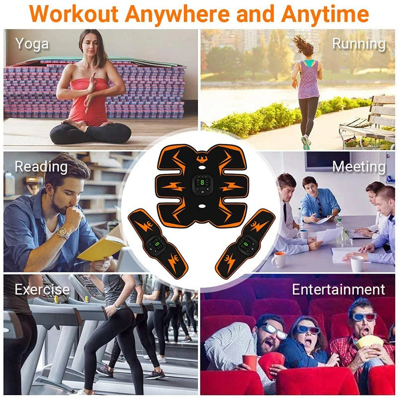 Appareil de Stimulation Musculaire Électrique sans Fil EMS