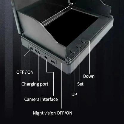 Détecteur de profondeur de poisson portable avec vision nocturne