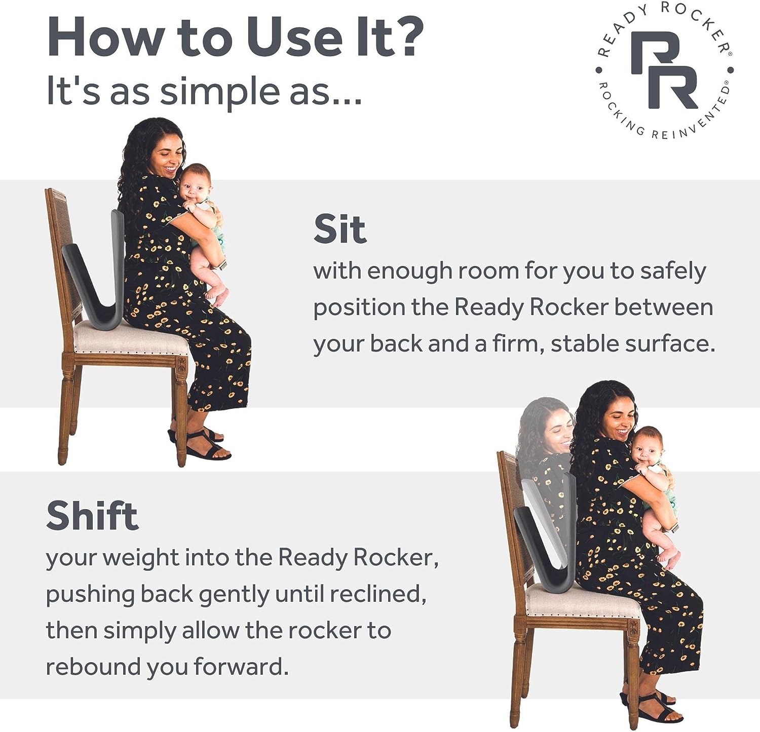 Chaise berçante portable pour la maison, le bureau et les déplacements