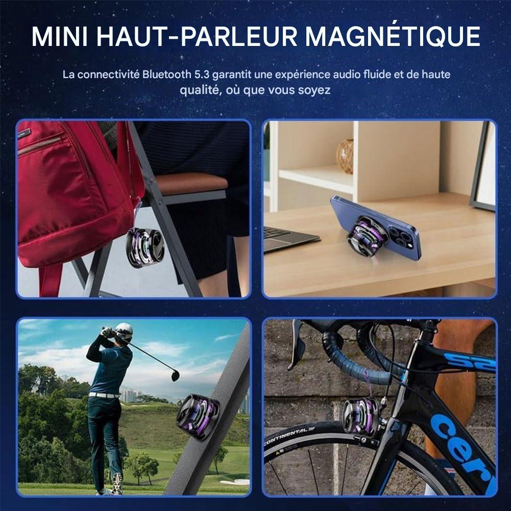 Support de haut-parleur magnétique portable