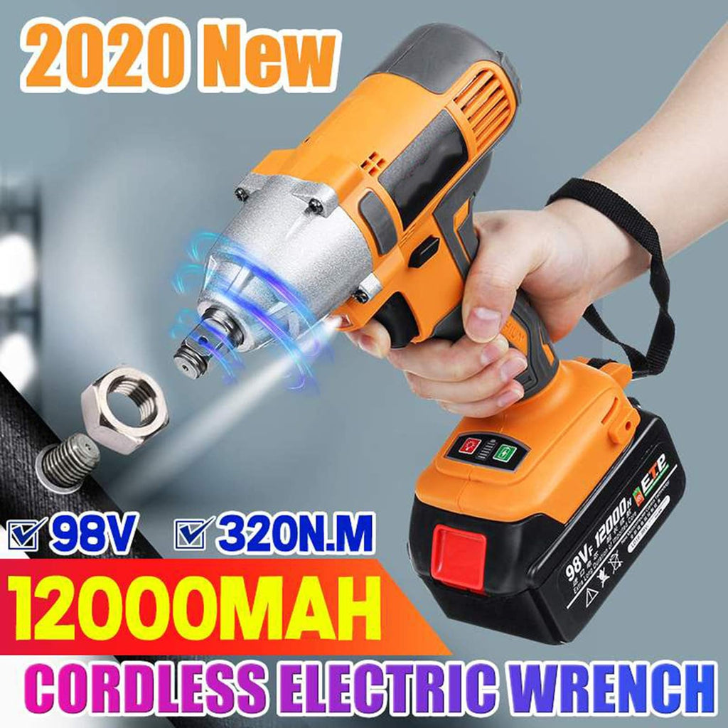 Duo d'Outils de Puissance : Clé à Chocs Sans Fil & Perceuse à Bois