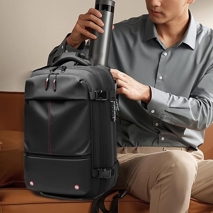 Sac à dos de voyage à compression sous vide pour homme