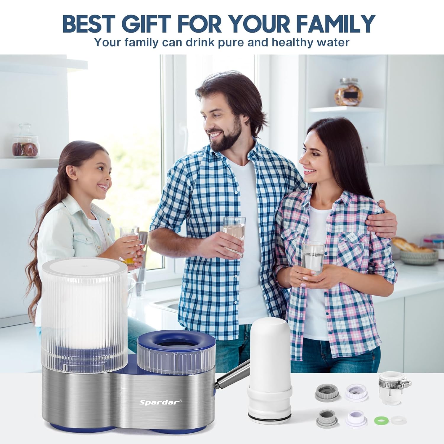 Filtre de purification de l'eau du robinet