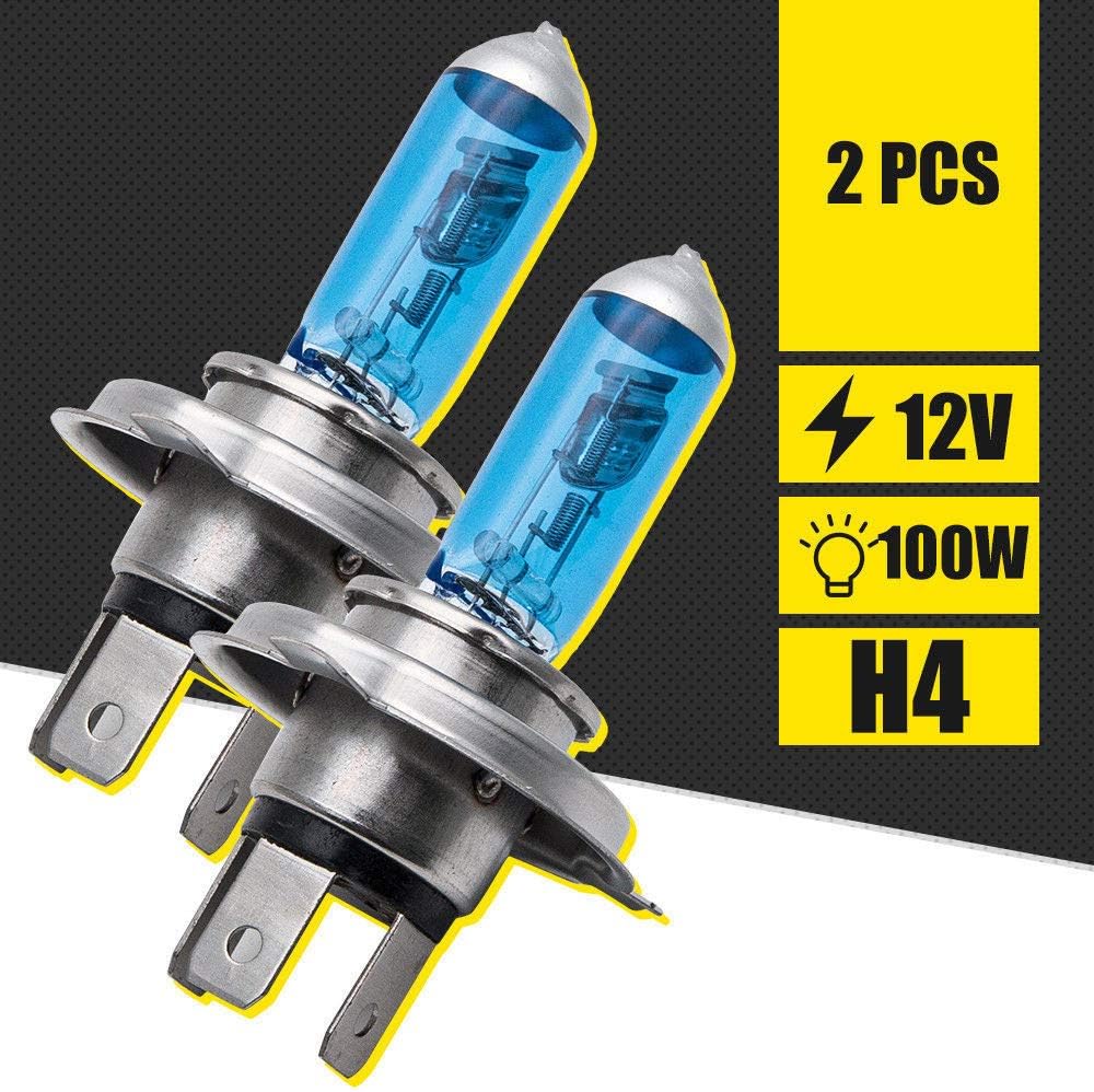 Ampoule halogène H4 pour phares de voiture en verre dur