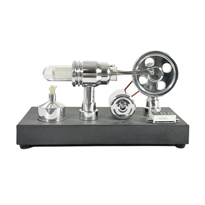 ⚙️Moteur Stirling Nikola avec voltmètre intégré et port USB