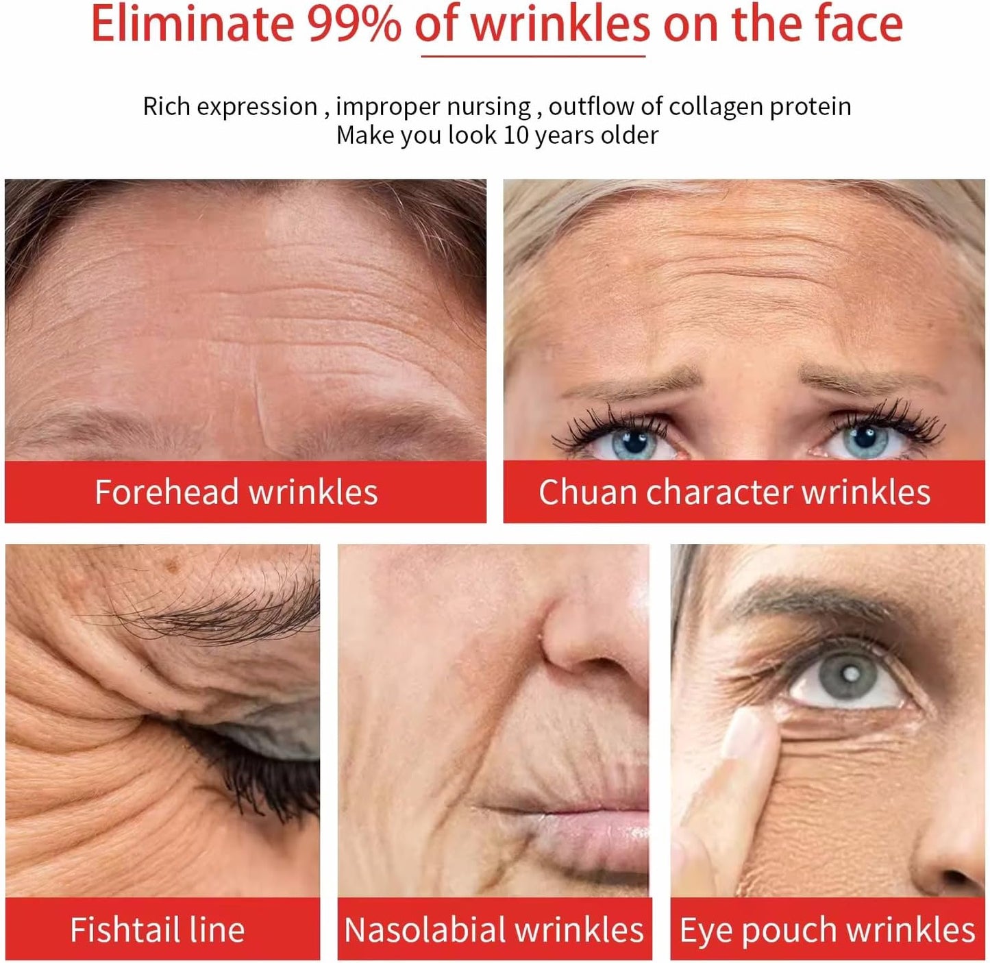 Crème anti-rides au collagène doré