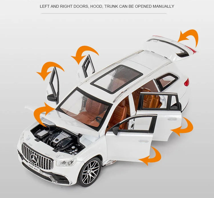 Mercedes-Benz GLS - Modèle de Voiture Jouet en Alliage 1:24