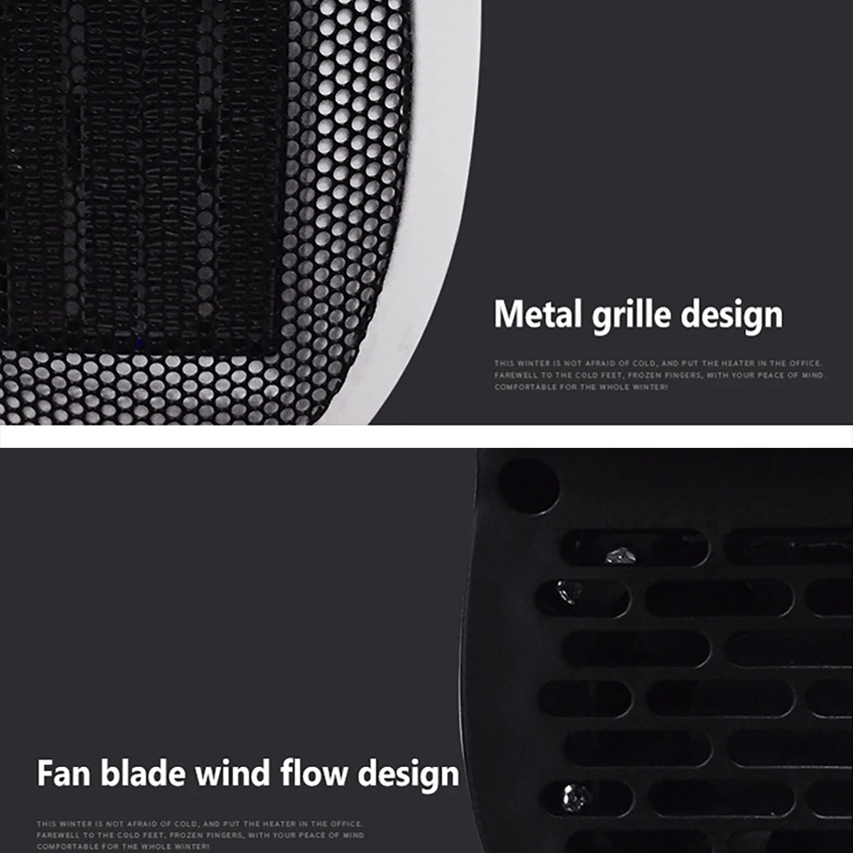 Mini radiateur électrique mural intelligent