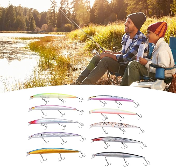 Hameçons solides avec yeux 3D, leurre de pêche recourbé antirouille pour la pêche