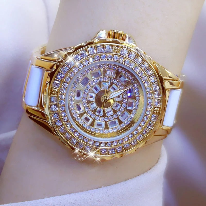 Montre en diamant de luxe femmes