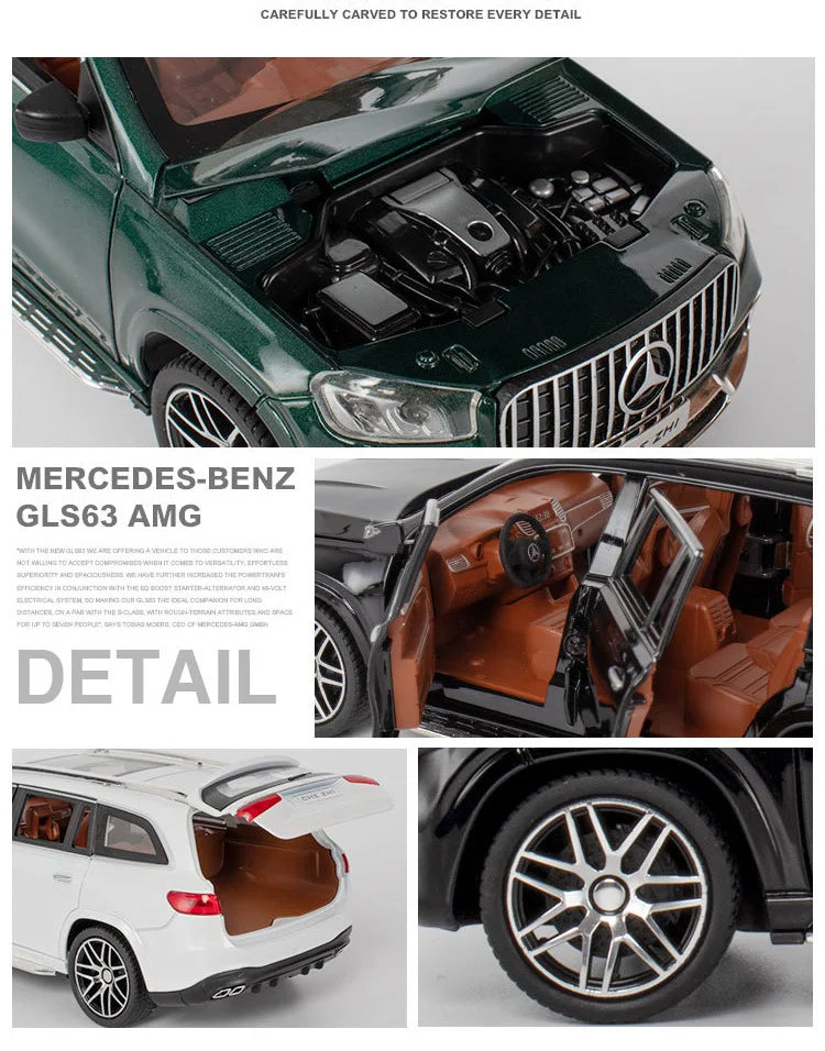 Mercedes-Benz GLS - Modèle de Voiture Jouet en Alliage 1:24