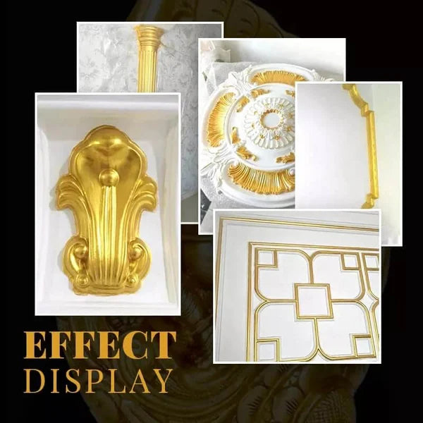 Peinture bronzante pailletée à base d'eau