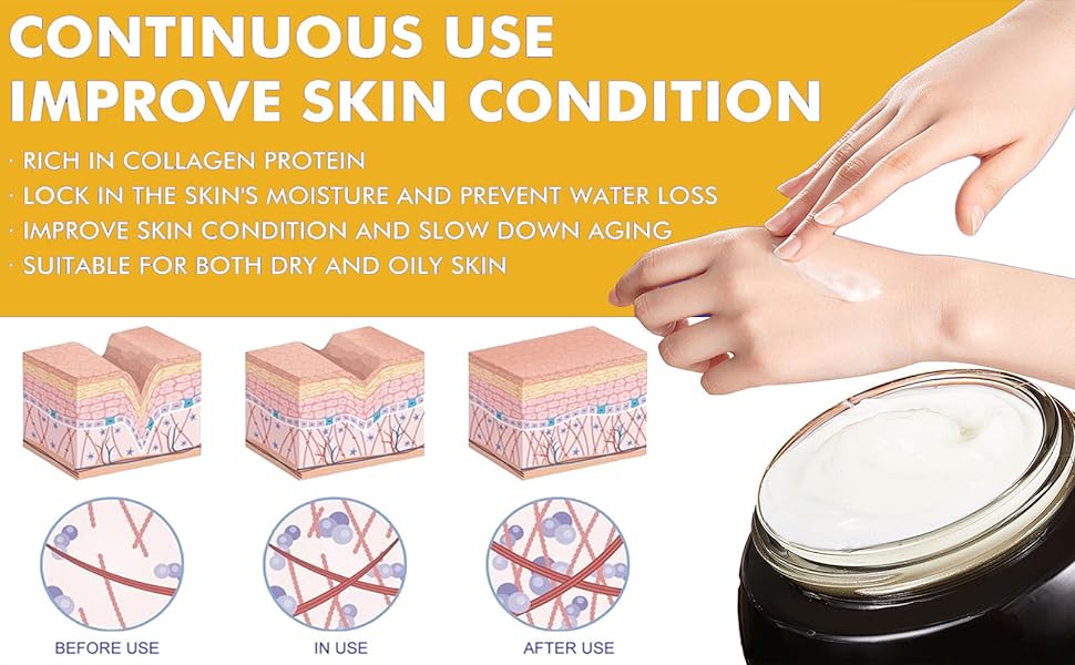 Crème hydratante anti-rides à l'acide hyaluronique, Lifting, raffermissant, Anti-vieillissement