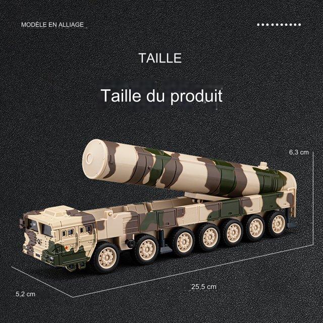 Modèle Dongfeng 31 du dispositif de l'artillerie ou de l'équipement militaire