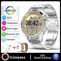 Montre connectée Smart-Life Global GT4 Pro avec écran Amoled HD+(avec troid bracelets cadaeu)