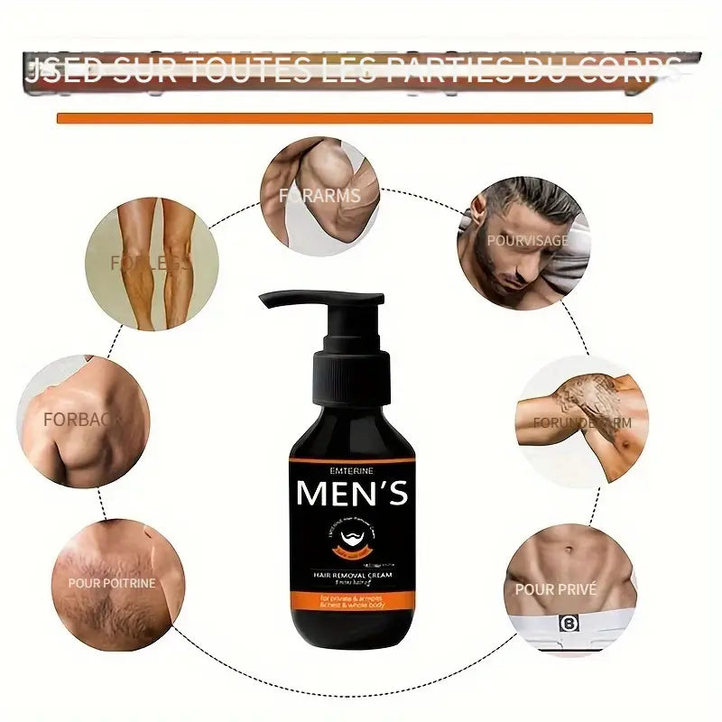 Crème Épilatoire EMTERINE pour Hommes