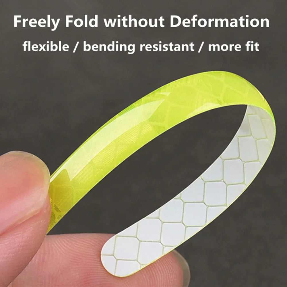 Bandes réfléchissantes pour moyeu de roue de voiture