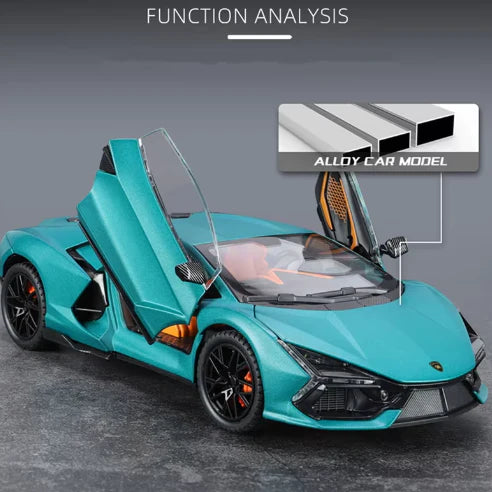 Modèle de voiture Lamborghini Sian à l'échelle 1:18 en alliage de zinc