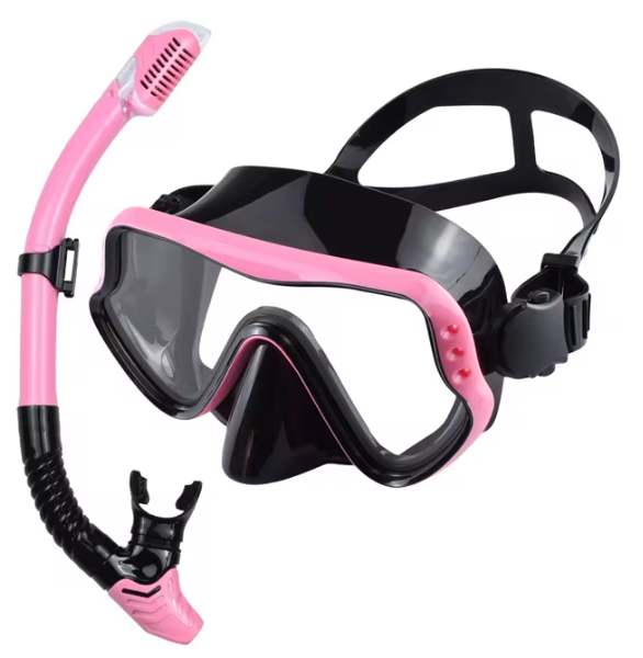 Masque de plongée en verre trempé, ensemble de plongée en apnée pour adultes