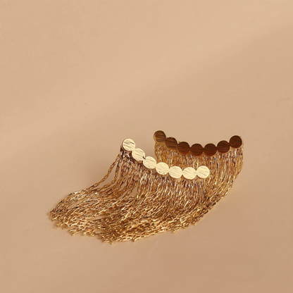 Boucles d'Oreilles Pampilles en Or.