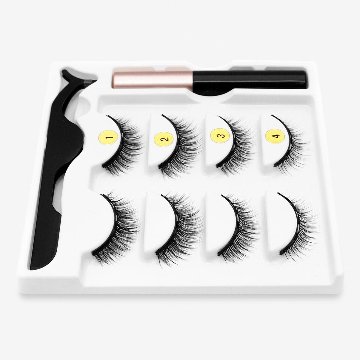 Cils magnétiques avec Eye-liner liquide magnétique