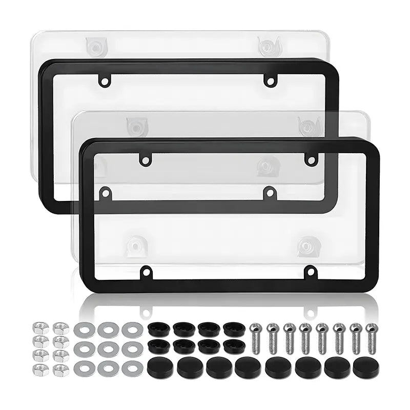 Cache de plaque d'immatriculation pour véhicules