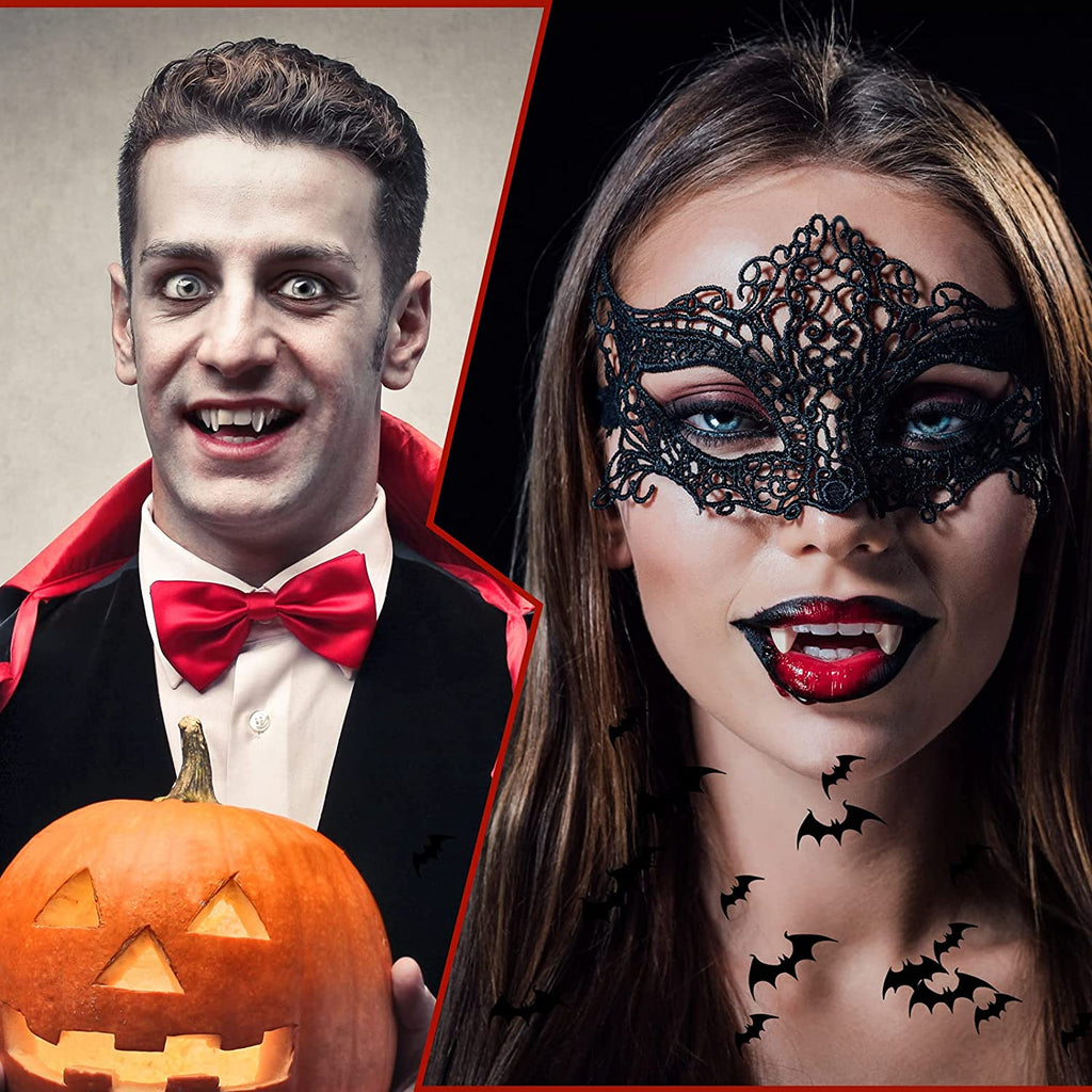 Dents de vampire blanches pour décoration d'Halloween.