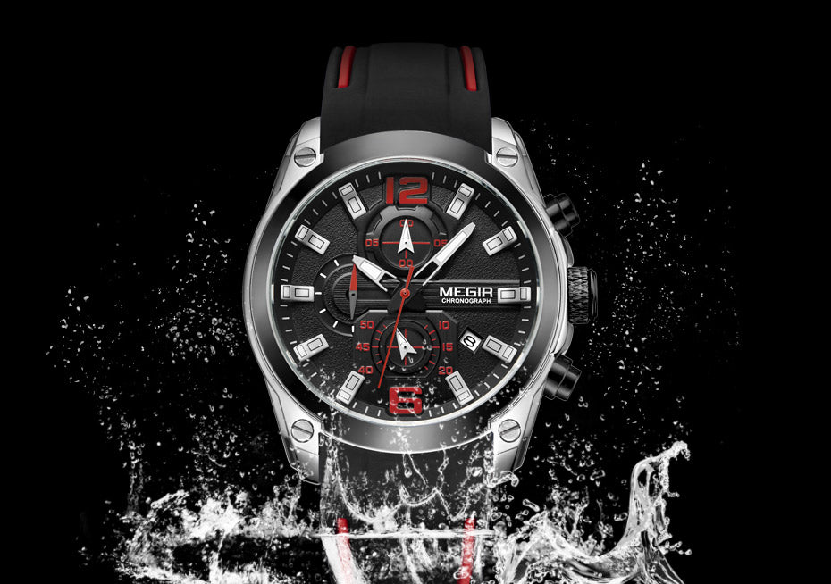 Montre Chronographe Polyvalente pour Homme - L'alliance parfaite de style et de fonctionnalité !