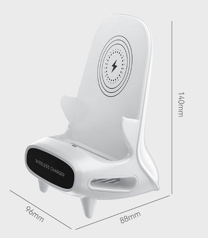 Chargeur sans fil de téléphone portable, support de téléphone portable.