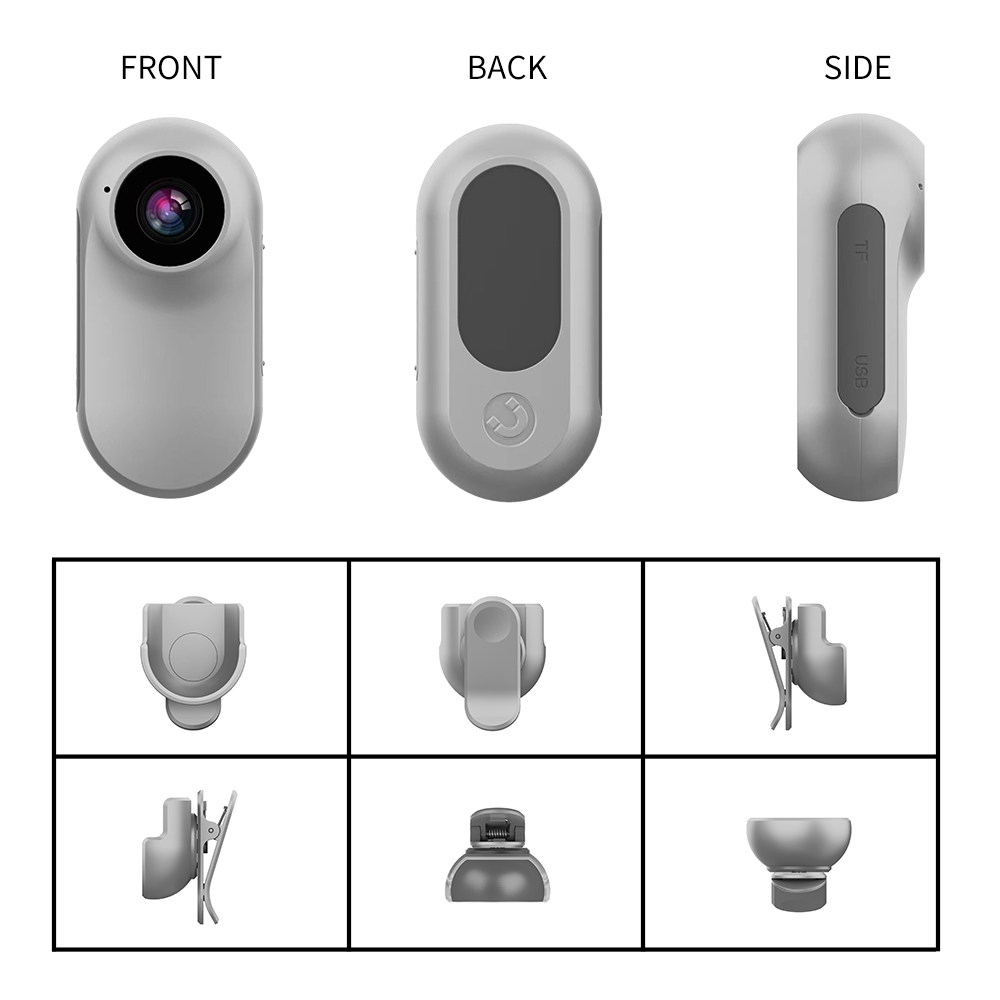 Caméra HD magnétique portable pour sports et cyclisme