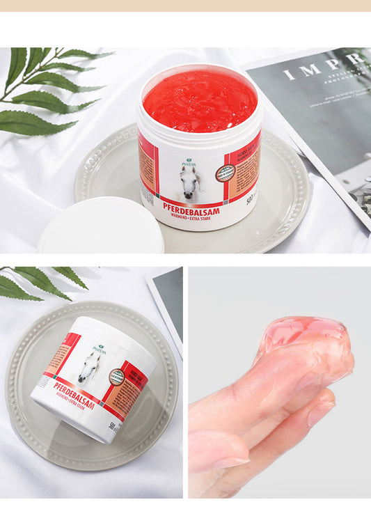 Gel de massage chauffant Pferdebalsam à la marronne des chevaux