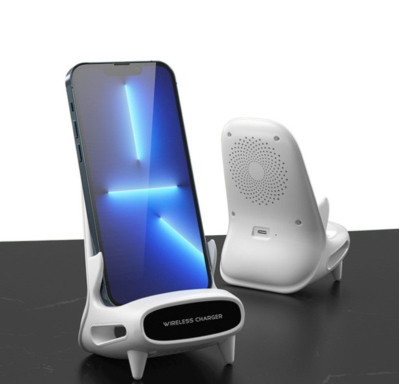 Chargeur sans fil de téléphone portable, support de téléphone portable.