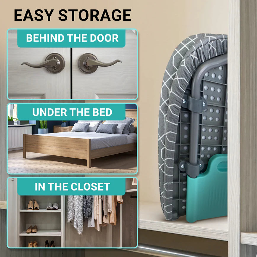 Planche à repasser pliable en coton