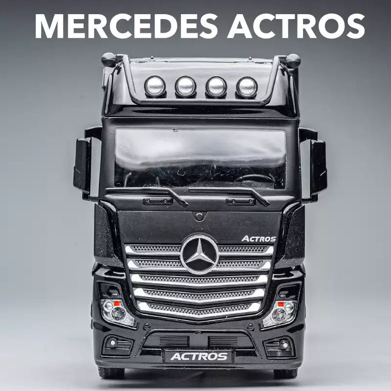 1:24 Mercedes-ACIROS camion haute Simulation métal tirer modèle de voiture lumière sonore