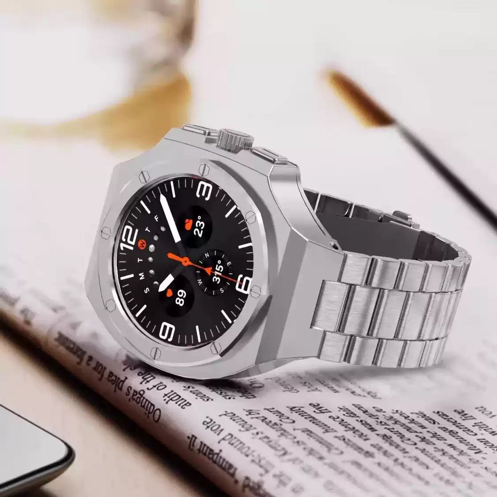 montre intelligente Samsung Galaxy  Ultra 47 mm , bracelet métallique en acier inoxydable