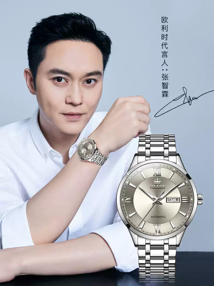 Montre mécanique suisse pour homme