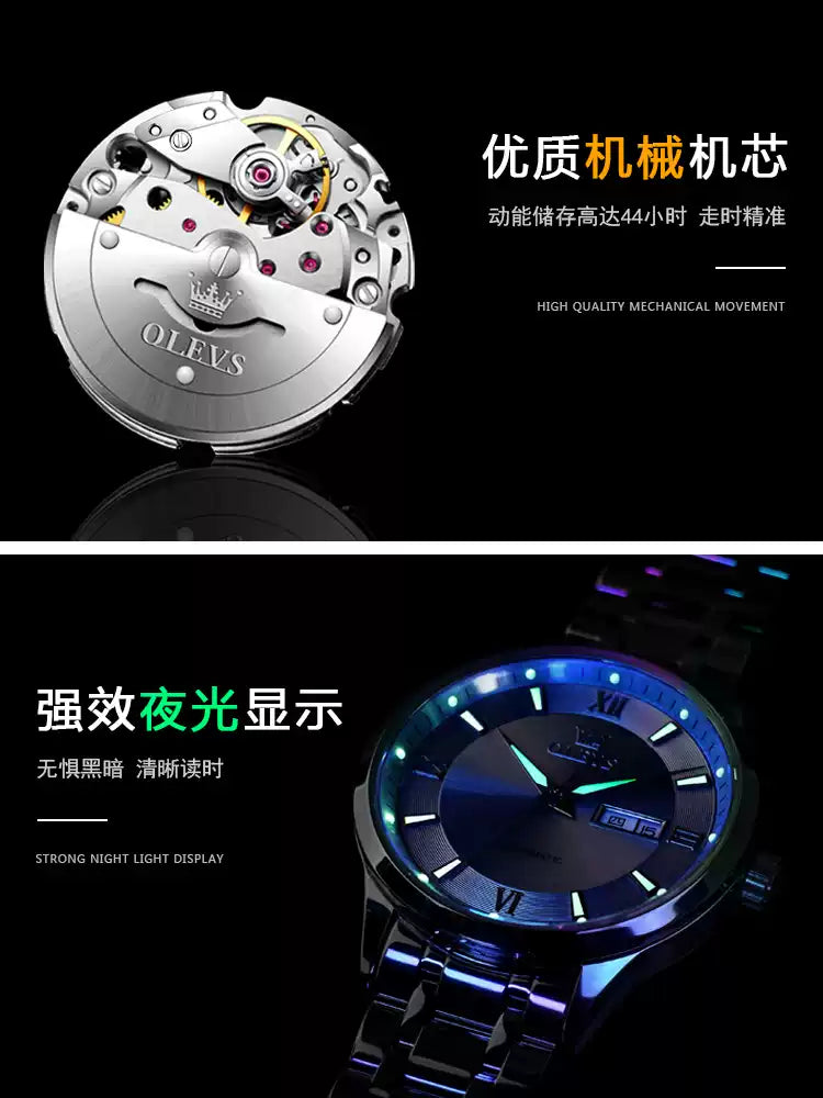 Montre mécanique suisse pour homme