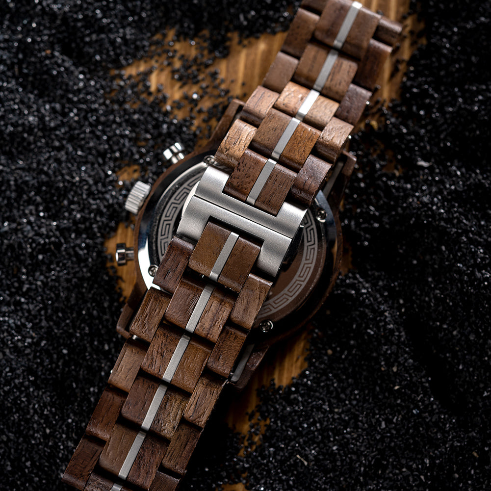 BOBOBIRD – montre-bracelet en bois pour hommes