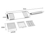 Coupe-Légumes 3 EN 1 En Acier Inoxydable