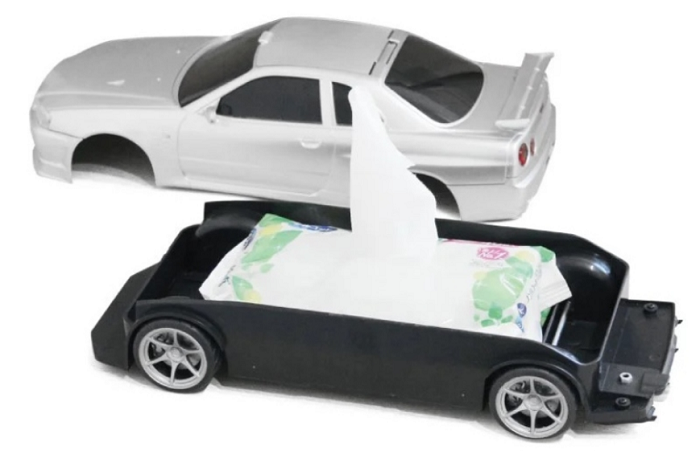 Boîte à mouchoirs en forme de modèle automobile