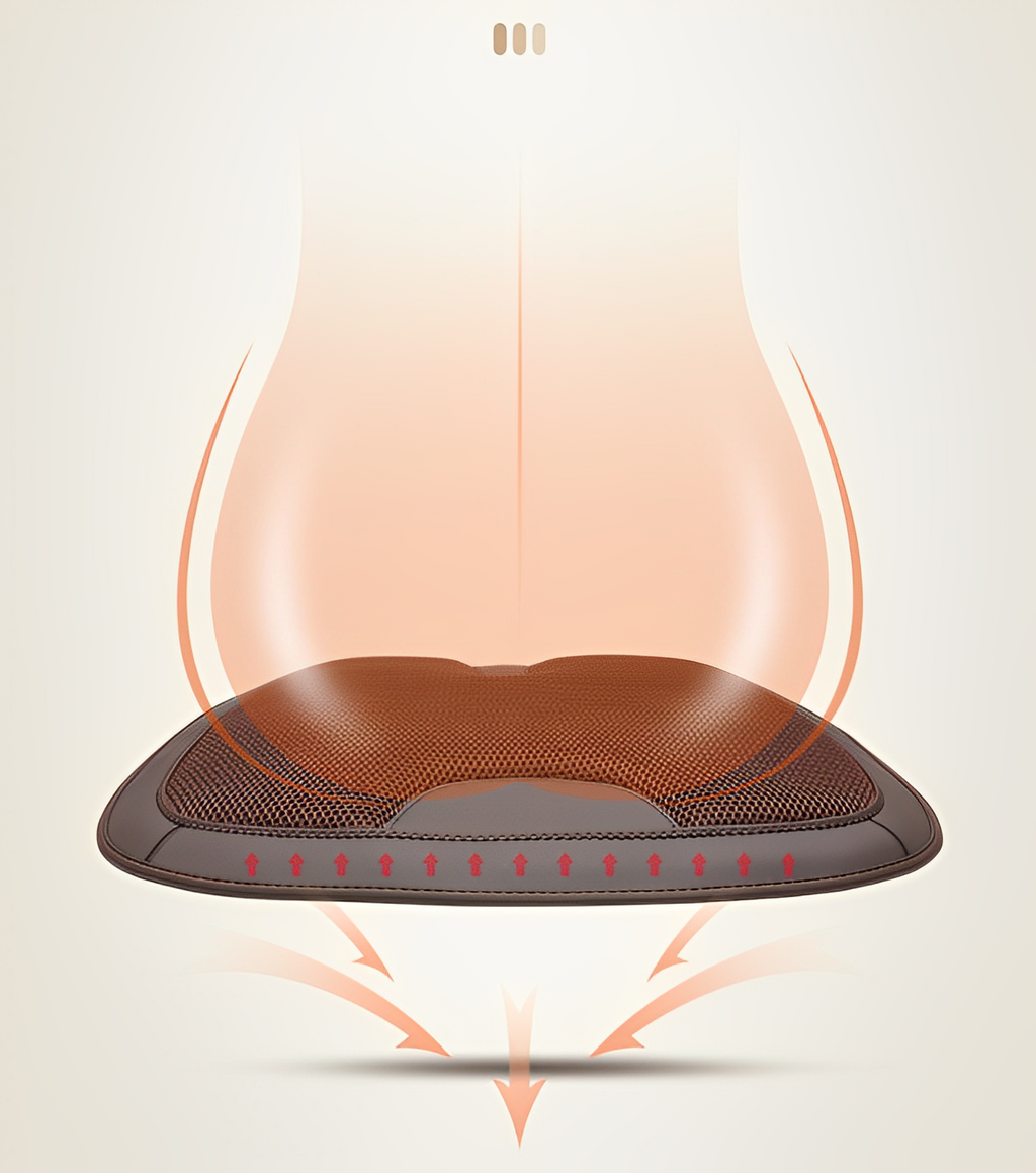 Coussin de siège auto en cuir Napa véritable