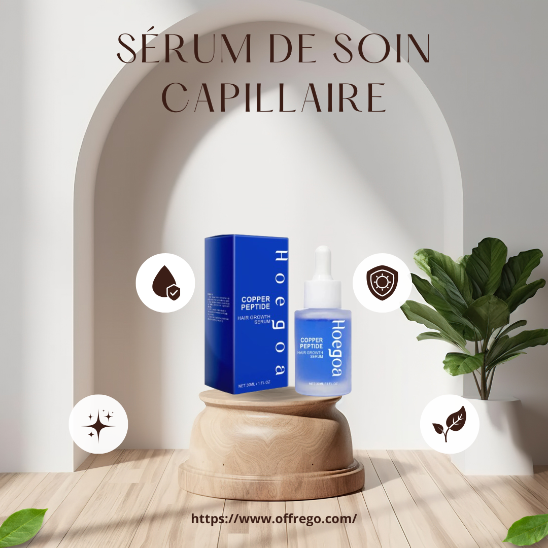 Sérum de Soin Capillaire Puissant au Cuivre et Titane