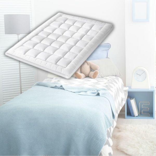 Housse de matelas Tatami matelassée douce avec 4 bandes élastiques