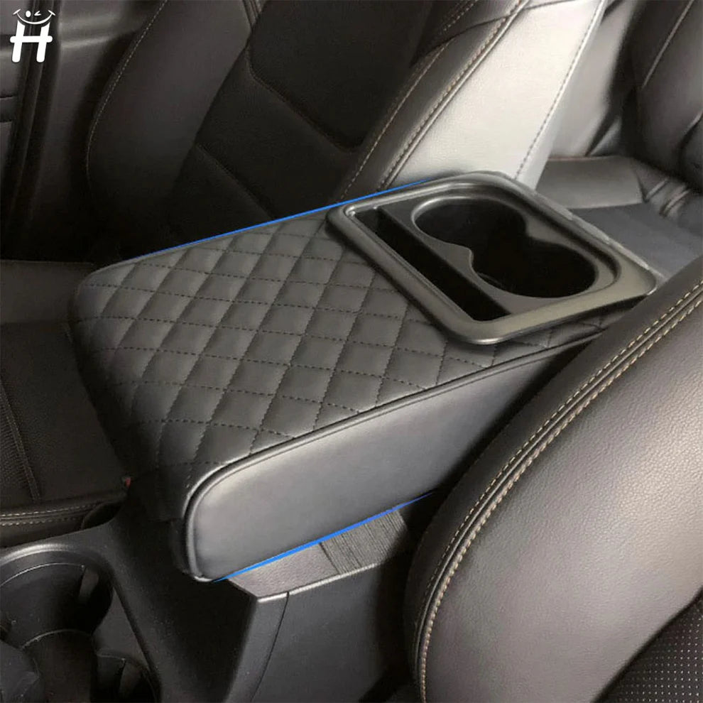 Accoudoir en Cuir 3-en-1 avec Porte-gobelet – Élégant et Pratique