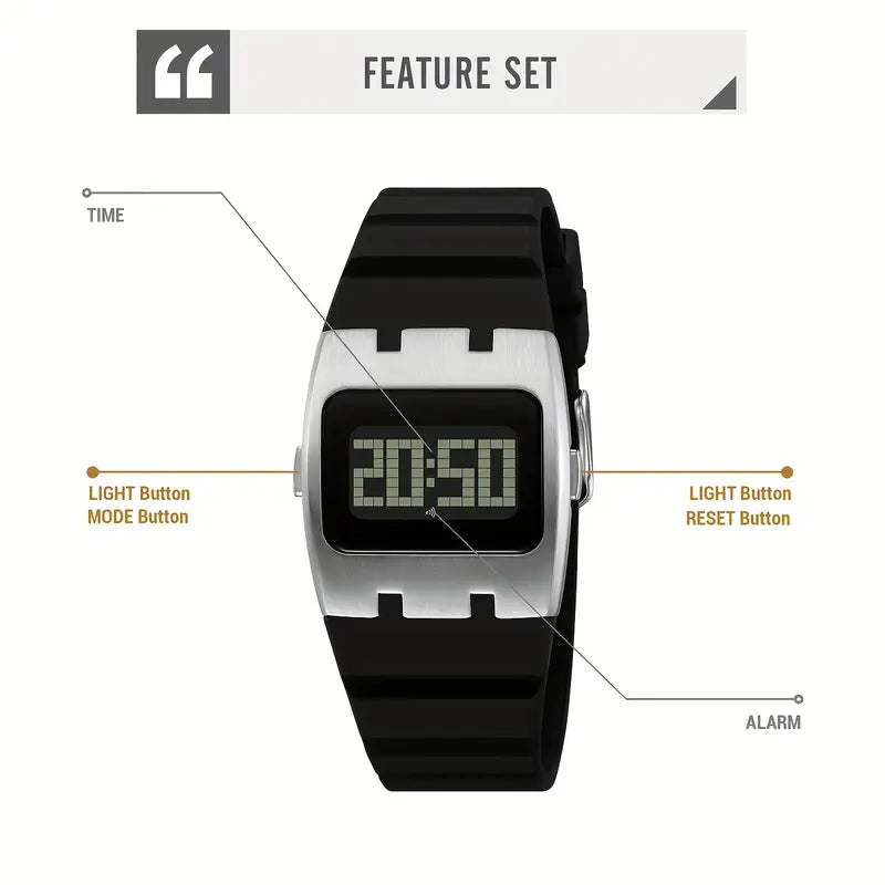 Montre Numérique Élégante pour Homme SKMEI